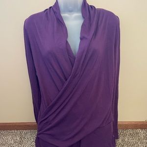 Womens purple flattering top